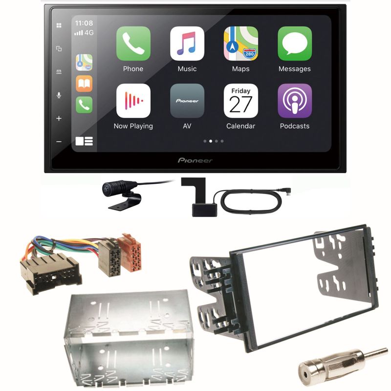 Pioneer SPH-DA250DAB Digitalradio Einbauset für Kia Sorento JC Rio DC Carnival