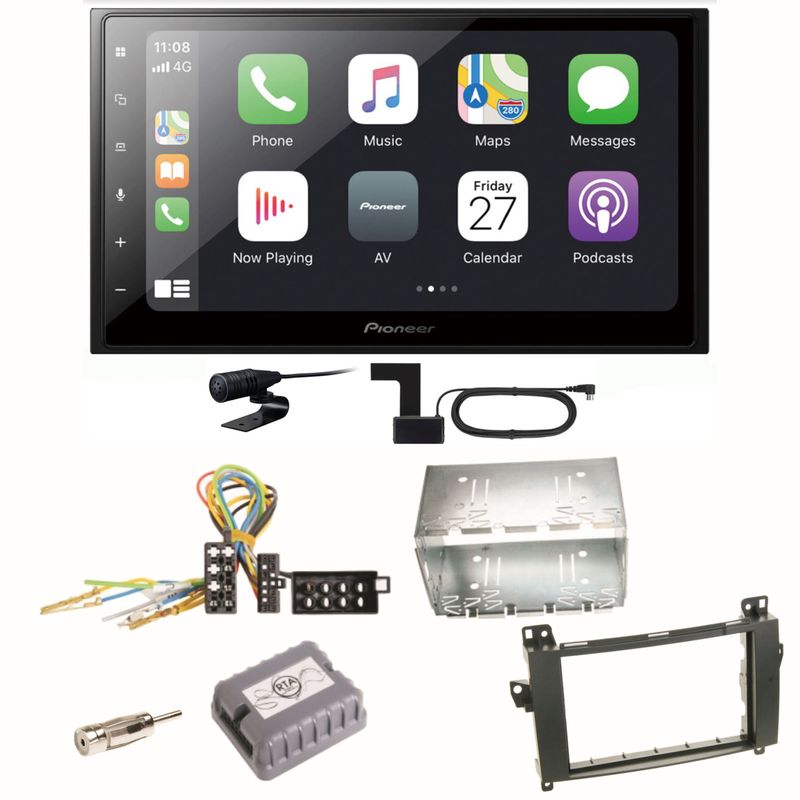 Pioneer SPH-DA250DAB USB Digitalradio MP3 Einbauset für Mercedes Vito Viano W639 Pioneer SPH-DA250DAB USB Digitalradio MP3 Einbauset für Mercedes Vito Viano W639