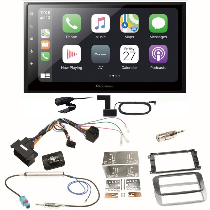 Pioneer SPH-DA250DAB Bluetooth USB Einbauset für Ford Focus Mondeo S-Max Galaxy Pioneer SPH-DA250DAB Bluetooth USB Einbauset für Ford Focus Mondeo S-Max Galaxy