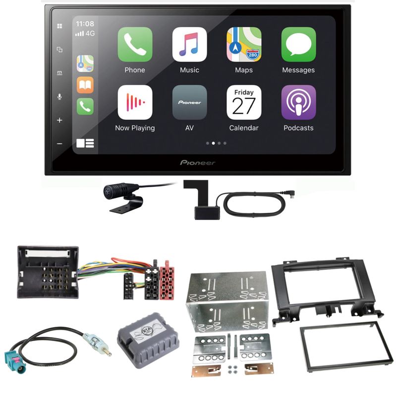Pioneer SPH-DA250DAB Bluetooth USB Einbauset für Mercedes Sprinter W906 Crafter Pioneer SPH-DA250DAB Bluetooth USB Einbauset für Mercedes Sprinter W906 Crafter
