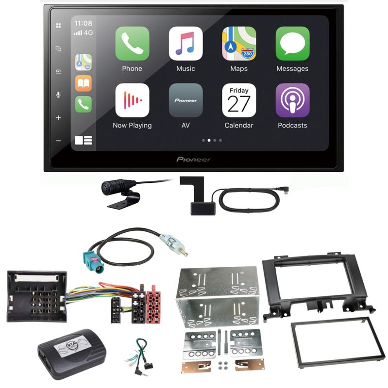 Pioneer SPH-DA250DAB Bluetooth USB Einbauset für Mercedes Sprinter W906 Crafter Pioneer SPH-DA250DAB Bluetooth USB Einbauset für Mercedes Sprinter W906 Crafter
