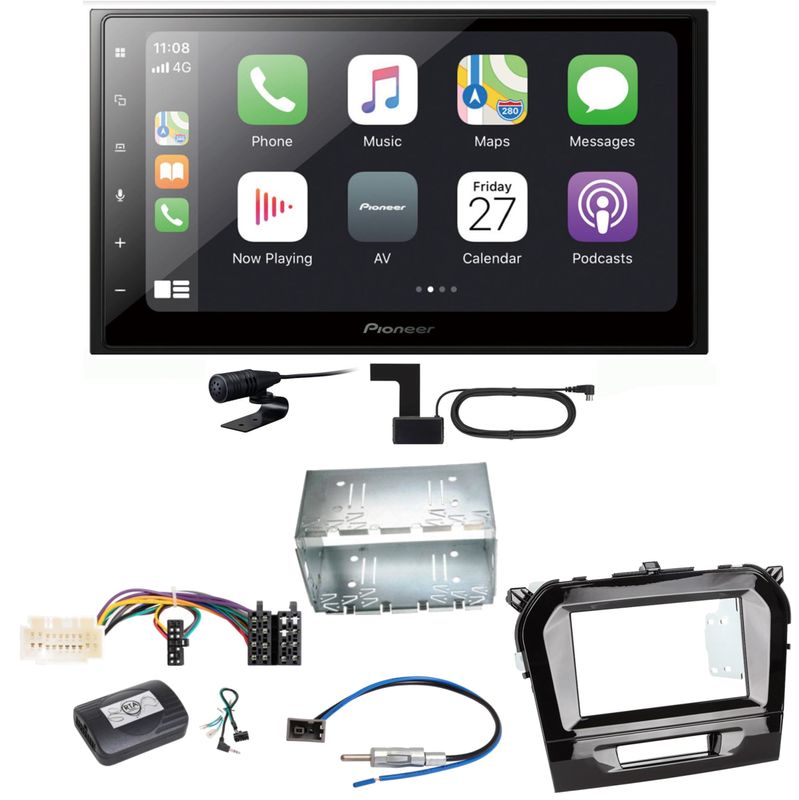 Pioneer SPH-DA250DAB Bluetooth USB Digitalradio Einbauset für Suzuki Vitara LY Pioneer SPH-DA250DAB Bluetooth USB Digitalradio Einbauset für Suzuki Vitara LY