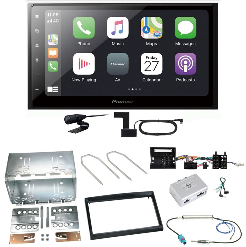 Pioneer SPH-DA250DAB Bluetooth DAB+ Einbauset für Peugeot 207 307 Partner Expert Pioneer SPH-DA250DAB Bluetooth DAB+ Einbauset für Peugeot 207 307 Partner Expert
