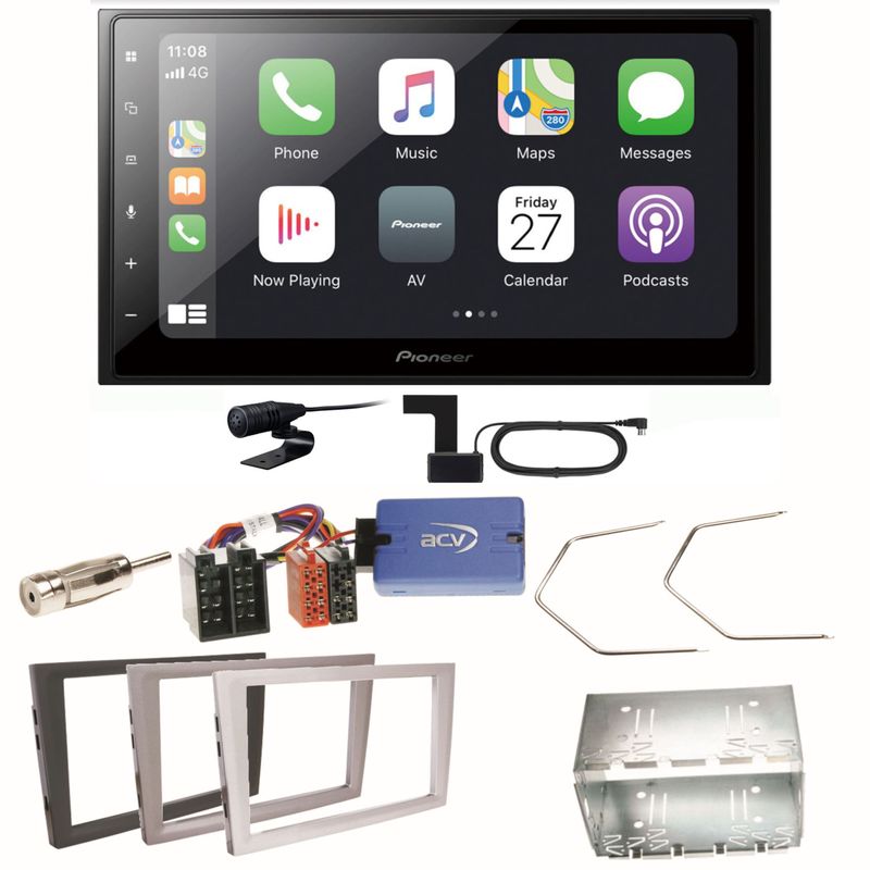 Pioneer SPH-DA250DAB Bluetooth Einbauset für Opel Omega B Meriva A Agila Vivaro Pioneer SPH-DA250DAB Bluetooth Einbauset für Opel Omega B Meriva A Agila Vivaro