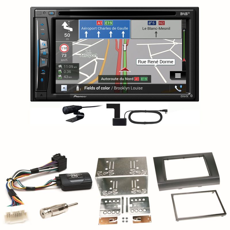 Pioneer AVIC-Z730DAB Navigation Bluetooth Einbauset für Suzuki Swift Sport EZ MZ Pioneer AVIC-Z730DAB Navigation Bluetooth Einbauset für Suzuki Swift Sport EZ MZ