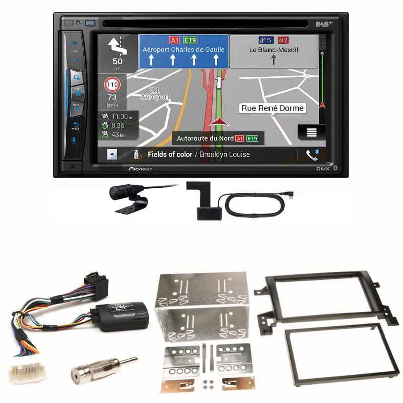 Pioneer AVIC-Z730DAB Navigation Bluetooth Einbauset für Suzuki Grand Vitara JT Pioneer AVIC-Z730DAB Navigation Bluetooth Einbauset für Suzuki Grand Vitara JT