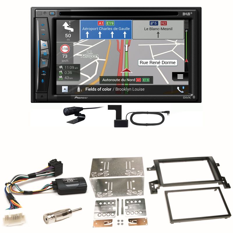 Pioneer AVIC-Z730DAB Navigation Bluetooth Einbauset für Suzuki Grand Vitara JT Pioneer AVIC-Z730DAB Navigation Bluetooth Einbauset für Suzuki Grand Vitara JT