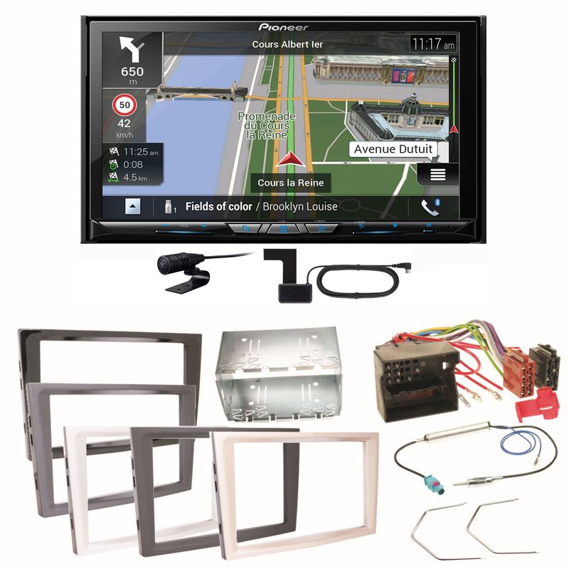 Pioneer AVIC-Z830DAB DAB+ MP3 Einbauset für Opel Astra H Corsa D Zafira B Antara Pioneer AVIC-Z830DAB DAB+ MP3 Einbauset für Opel Astra H Corsa D Zafira B Antara