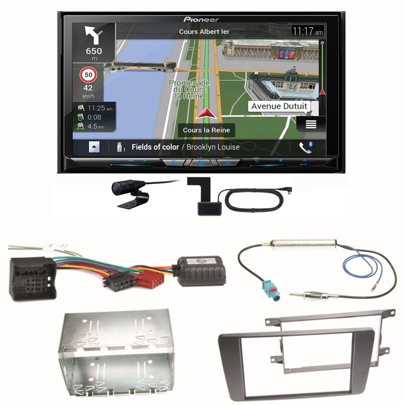 Pioneer AVIC-Z830DAB Bluetooth DAB+ USB Einbauset für Skoda Octavia 2 Yeti 5L Pioneer AVIC-Z830DAB Bluetooth DAB+ USB Einbauset für Skoda Octavia 2 Yeti 5L