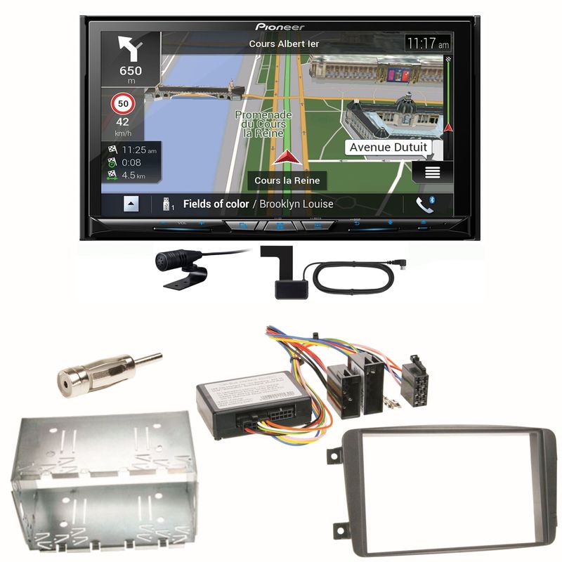 Pioneer AVIC-Z830DAB DAB+ USB Einbauset für Mercedes C-Klasse W203 CLK W208 W209 Pioneer AVIC-Z830DAB DAB+ USB Einbauset für Mercedes C-Klasse W203 CLK W208 W209