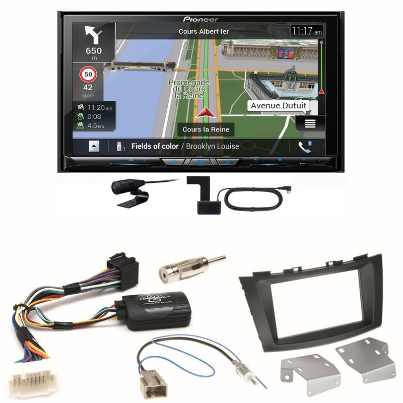 Pioneer AVIC-Z830DAB Navigation Bluetooth Einbauset für Suzuki Swift Sport FZ NZ Pioneer AVIC-Z830DAB Navigation Bluetooth Einbauset für Suzuki Swift Sport FZ NZ