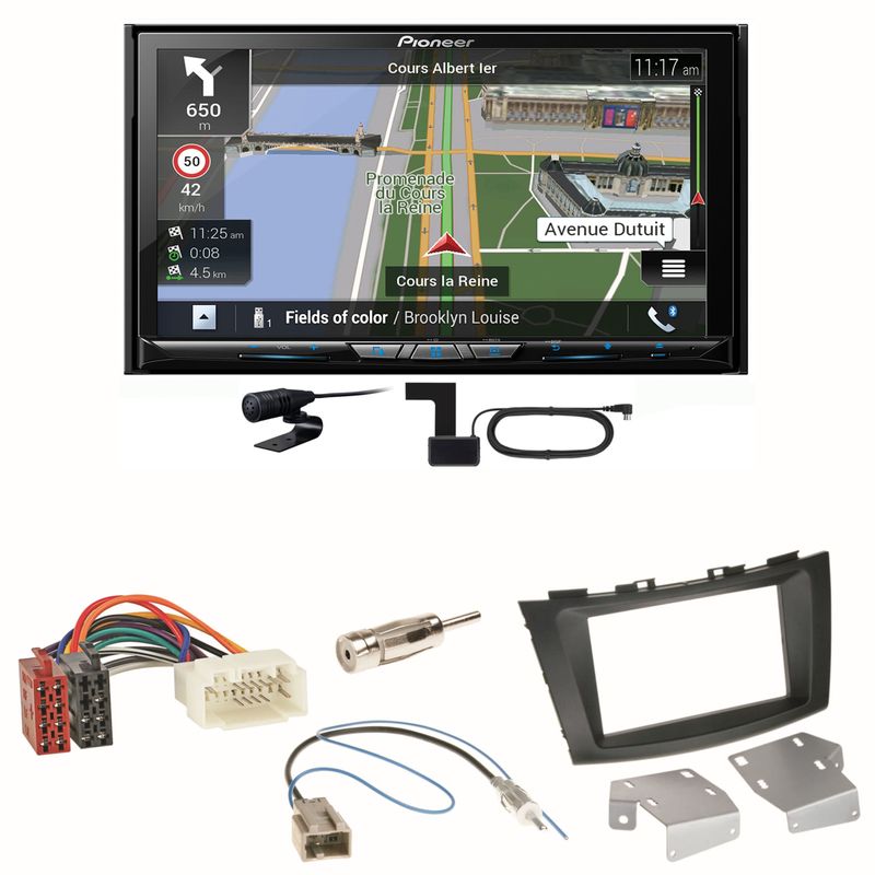 Pioneer AVIC-Z830DAB Navigation Bluetooth Einbauset für Suzuki Swift Sport FZ NZ Pioneer AVIC-Z830DAB Navigation Bluetooth Einbauset für Suzuki Swift Sport FZ NZ