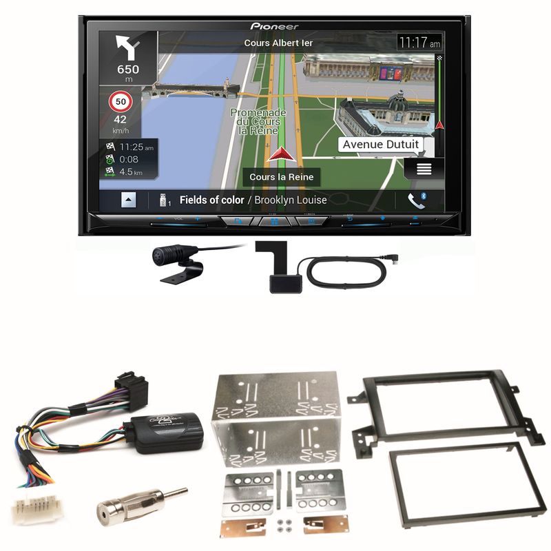 Pioneer AVIC-Z830DAB Navigation Bluetooth Einbauset für Suzuki Grand Vitara JT