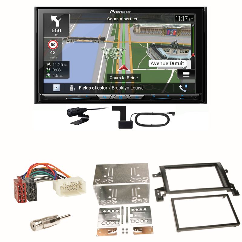 Pioneer AVIC-Z830DAB Navigation Bluetooth Einbauset für Suzuki Grand Vitara JT Pioneer AVIC-Z830DAB Navigation Bluetooth Einbauset für Suzuki Grand Vitara JT