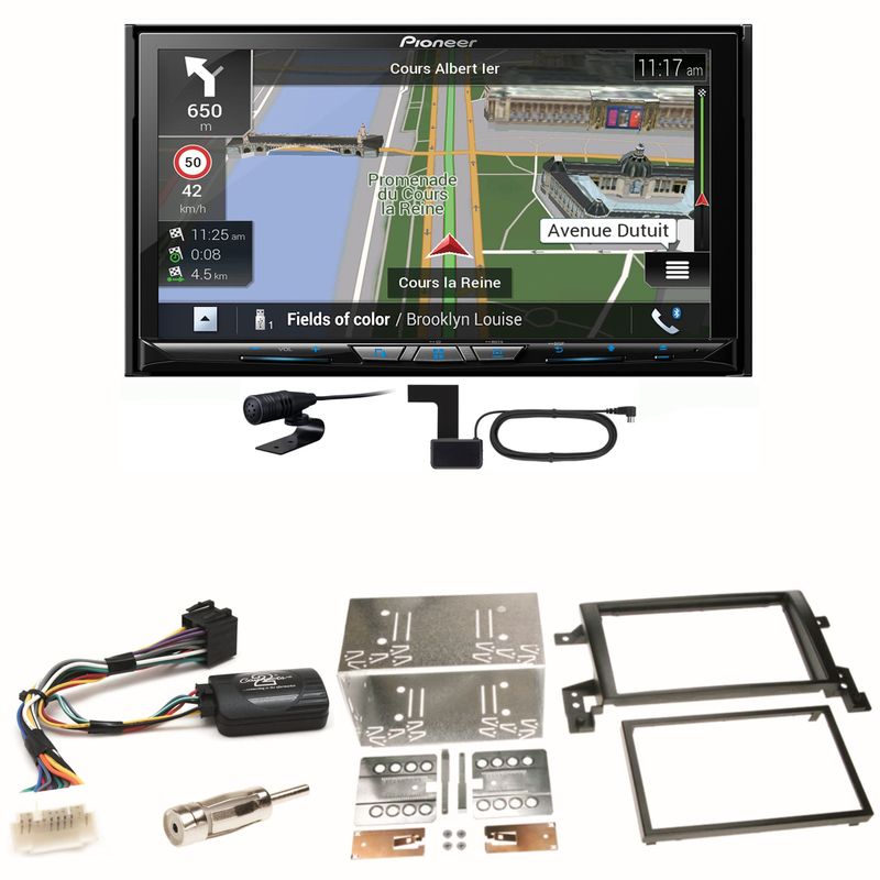 Pioneer AVIC-Z830DAB Navigation Bluetooth Einbauset für Suzuki Grand Vitara JT Pioneer AVIC-Z830DAB Navigation Bluetooth Einbauset für Suzuki Grand Vitara JT