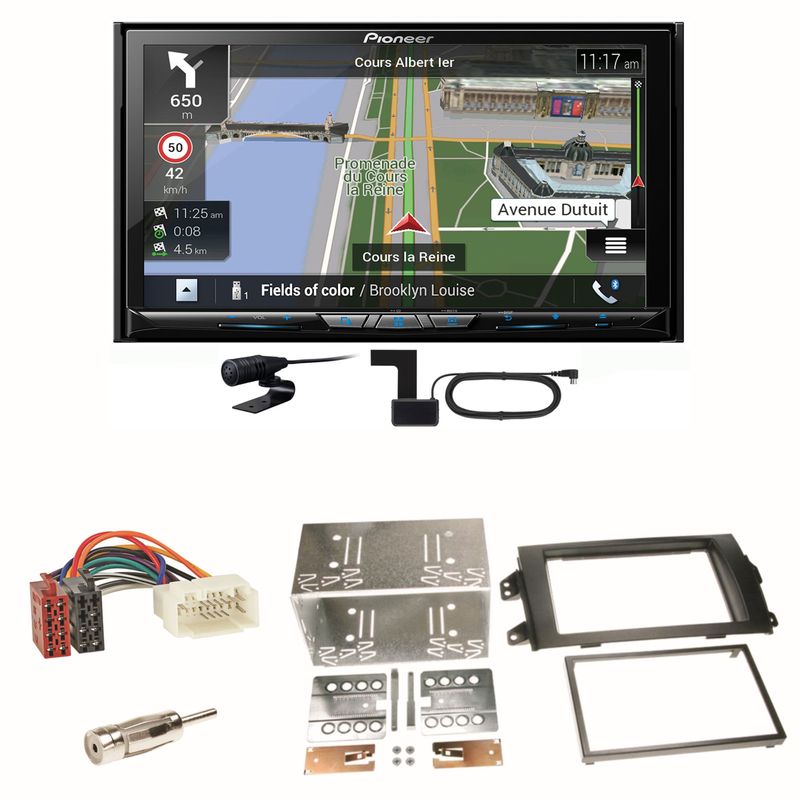Pioneer AVIC-Z830DAB Navigation Bluetooth Einbauset für Suzuki SX 4 Fiat Sedici Pioneer AVIC-Z830DAB Navigation Bluetooth Einbauset für Suzuki SX 4 Fiat Sedici