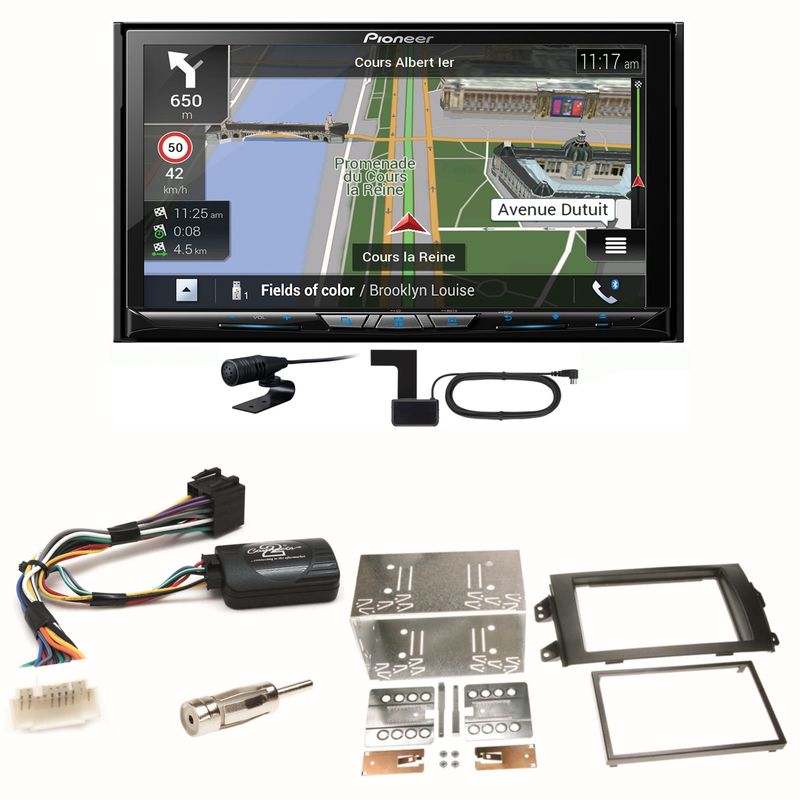 Pioneer AVIC-Z830DAB Navigation Bluetooth Einbauset für Suzuki SX4 Fiat Sedici Pioneer AVIC-Z830DAB Navigation Bluetooth Einbauset für Suzuki SX4 Fiat Sedici
