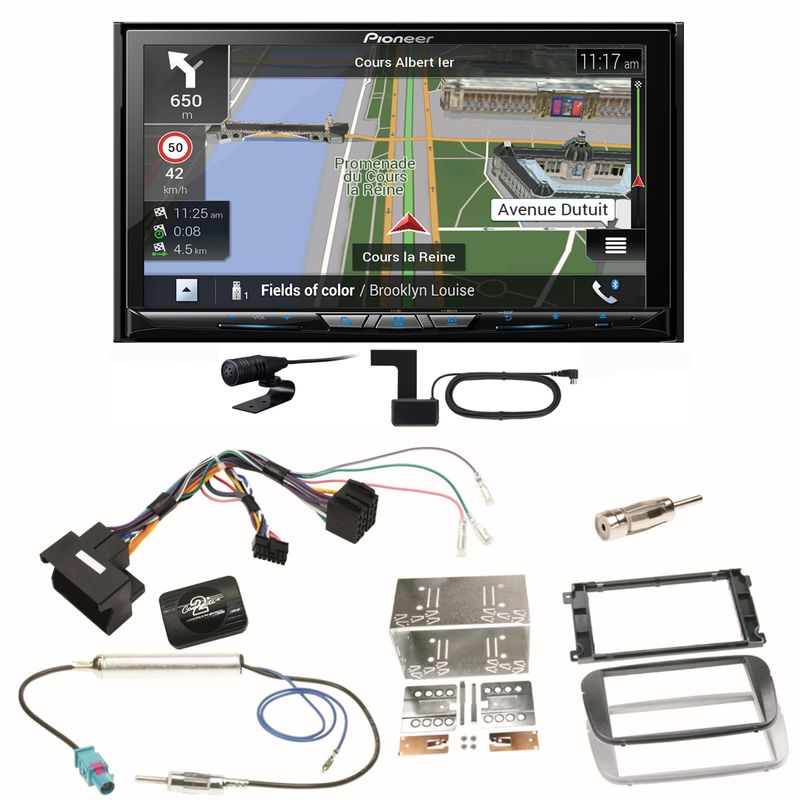 Pioneer AVIC-Z830DAB Navigation USB Einbauset für Ford Focus Mondeo S-Max Galaxy Pioneer AVIC-Z830DAB Navigation USB Einbauset für Ford Focus Mondeo S-Max Galaxy