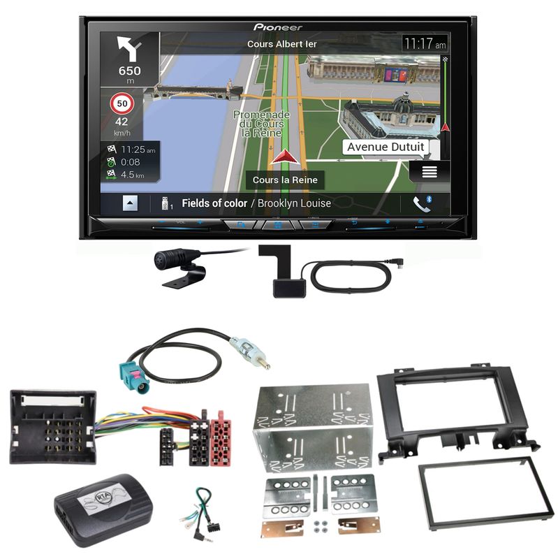 Pioneer AVIC-Z830DAB Navigation USB Einbauset für Mercedes Sprinter W906 Crafter Pioneer AVIC-Z830DAB Navigation USB Einbauset für Mercedes Sprinter W906 Crafter