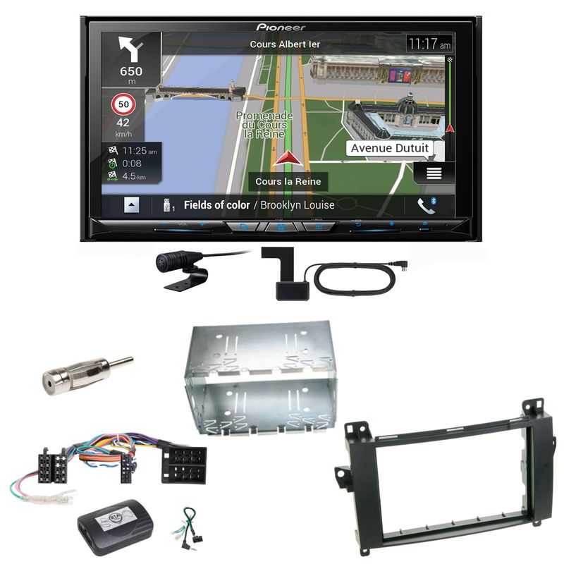 Pioneer AVIC-Z830DAB Navigation Bluetooth Einbauset für Mercedes Vito Viano W639 Pioneer AVIC-Z830DAB Navigation Bluetooth Einbauset für Mercedes Vito Viano W639