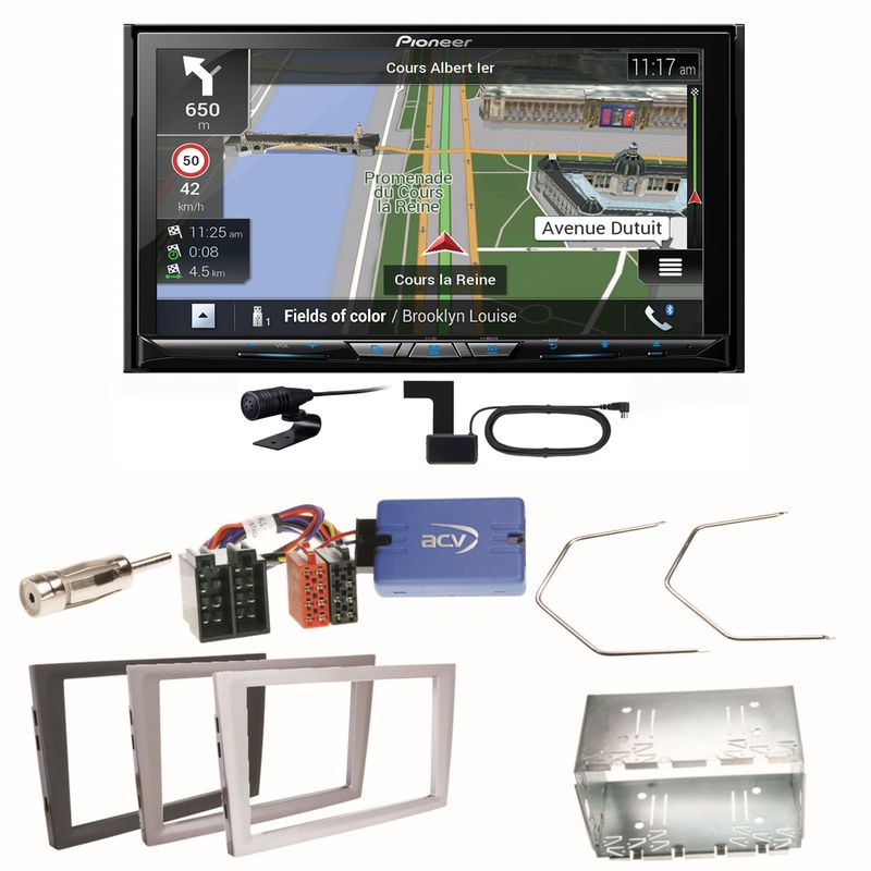 Pioneer AVIC-Z830DAB Navigation Einbauset für Opel Omega B Meriva A Agila Vivaro Pioneer AVIC-Z830DAB Navigation Einbauset für Opel Omega B Meriva A Agila Vivaro