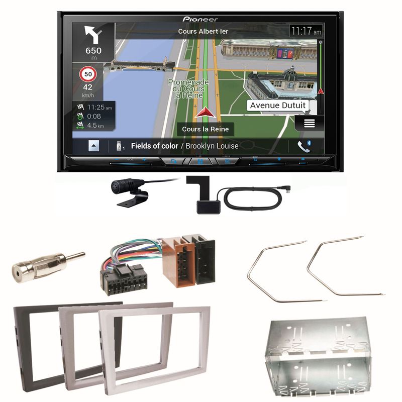 Pioneer AVIC-Z830DAB Navigation Einbauset für Opel Omega B Meriva A Agila Vivaro Pioneer AVIC-Z830DAB Navigation Einbauset für Opel Omega B Meriva A Agila Vivaro