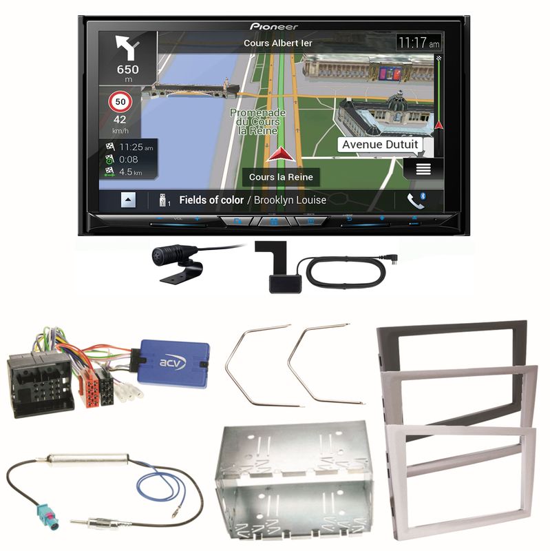 Pioneer AVIC-Z830DAB Navigation Einbauset für Opel Signum Corsa C Tigra Twintop Pioneer AVIC-Z830DAB Navigation Einbauset für Opel Signum Corsa C Tigra Twintop