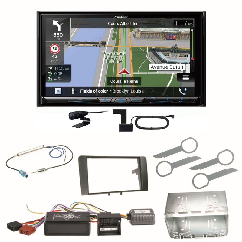 Pioneer AVIC-Z930DAB Bluetooth USB Digitalradio USB Einbauset für Audi A3 8P 8PA