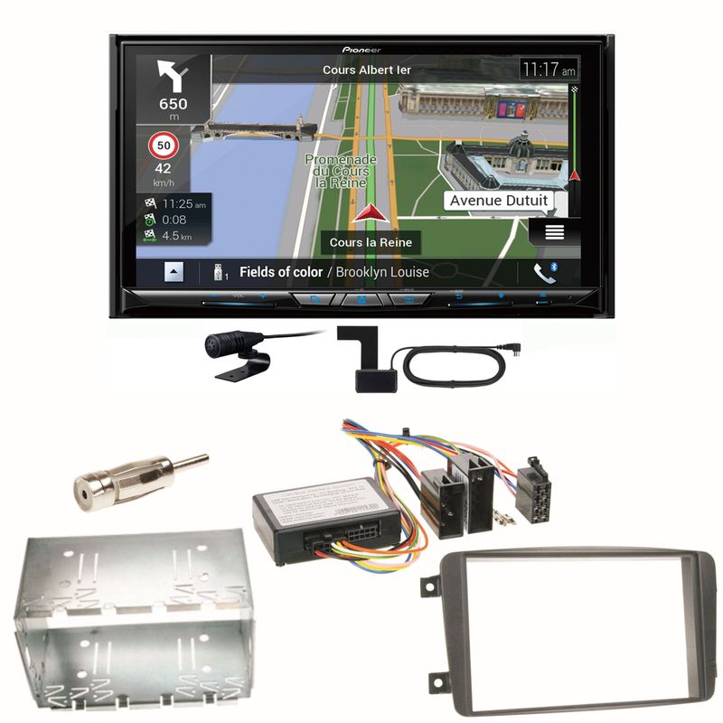 Pioneer AVIC-Z930DAB DAB+ USB Einbauset für Mercedes C-Klasse W203 CLK W208 W209 Pioneer AVIC-Z930DAB DAB+ USB Einbauset für Mercedes C-Klasse W203 CLK W208 W209