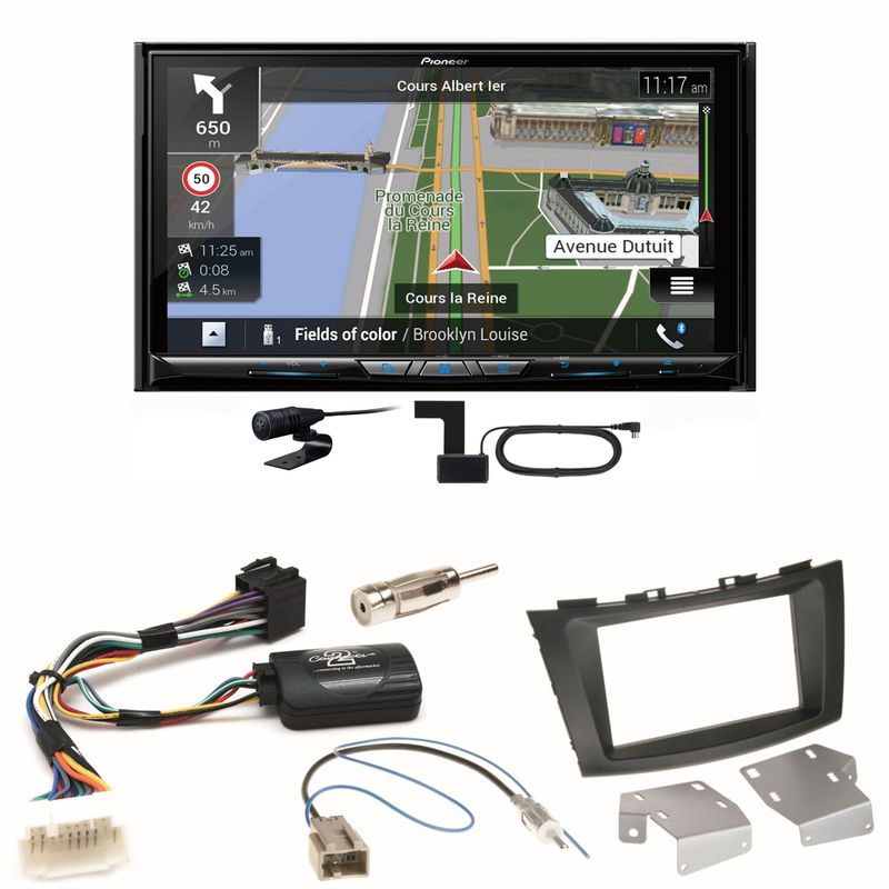 Pioneer AVIC-Z930DAB Navigation Bluetooth Einbauset für Suzuki Swift Sport FZ NZ Pioneer AVIC-Z930DAB Navigation Bluetooth Einbauset für Suzuki Swift Sport FZ NZ