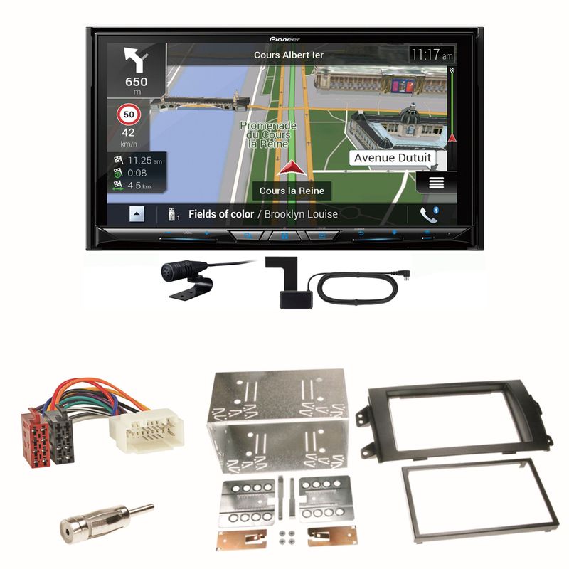 Pioneer AVIC-Z930DAB Navigation Bluetooth Einbauset für Suzuki SX 4 Fiat Sedici Pioneer AVIC-Z930DAB Navigation Bluetooth Einbauset für Suzuki SX 4 Fiat Sedici