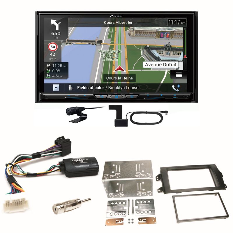 Pioneer AVIC-Z930DAB Navigation Bluetooth Einbauset für Suzuki SX4 Fiat Sedici Pioneer AVIC-Z930DAB Navigation Bluetooth Einbauset für Suzuki SX4 Fiat Sedici