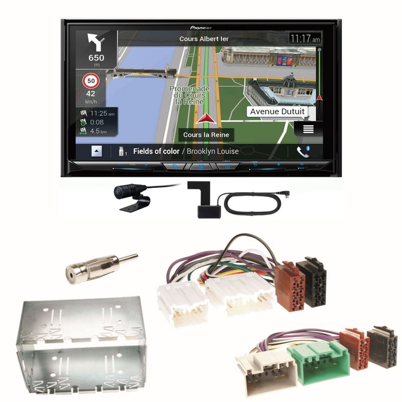Pioneer AVIC-Z930DAB Navigation USB CD Bluetooth Einbauset für Volvo S40 V40 850 Pioneer AVIC-Z930DAB Navigation USB CD Bluetooth Einbauset für Volvo S40 V40 850
