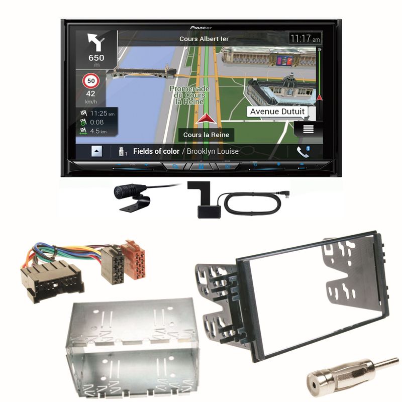 Pioneer AVIC-Z930DAB Navigation USB Einbauset für Kia Sorento JC Rio DC Carnival