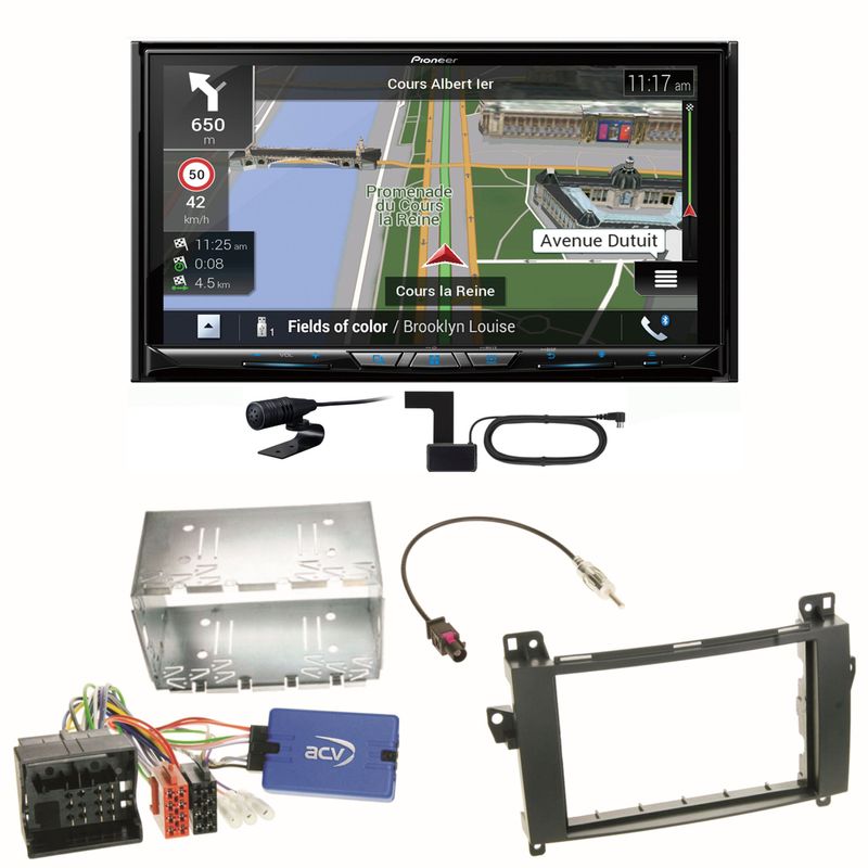 Pioneer AVIC-Z930DAB Navigation Bluetooth USB Einbauset für Mercedes Vito W447 Pioneer AVIC-Z930DAB Navigation Bluetooth USB Einbauset für Mercedes Vito W447