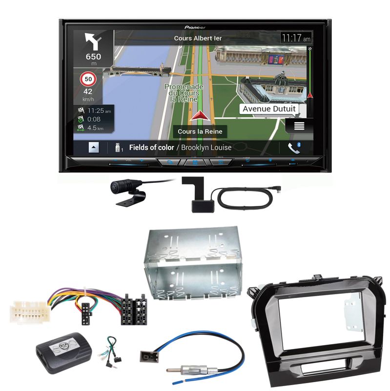 Pioneer AVIC-Z930DAB Navigation Bluetooth USB Einbauset für Suzuki Vitara LY Pioneer AVIC-Z930DAB Navigation Bluetooth USB Einbauset für Suzuki Vitara LY
