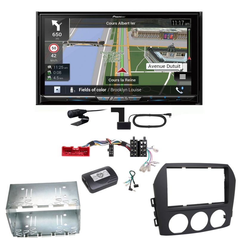 Pioneer AVIC-Z930DAB Navigation Bluetooth USB MP3 Einbauset für Mazda MX-5 NC Pioneer AVIC-Z930DAB Navigation Bluetooth USB MP3 Einbauset für Mazda MX-5 NC