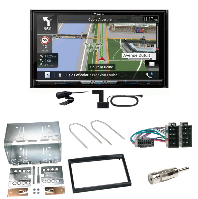 Pioneer AVIC-Z930DAB Navigation USB MP3 Einbauset für Peugeot 307 Citroen C2 C3 Pioneer AVIC-Z930DAB Navigation USB MP3 Einbauset für Peugeot 307 Citroen C2 C3