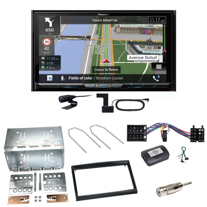 Pioneer AVIC-Z930DAB Navigation USB MP3 Einbauset für Peugeot 307 Citroen C2 C3 Pioneer AVIC-Z930DAB Navigation USB MP3 Einbauset für Peugeot 307 Citroen C2 C3