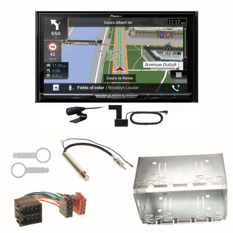 Pioneer AVIC-Z930DAB Navigation CD USB Einbauset für Polo 6N2 9N Bora Ibiza 6L