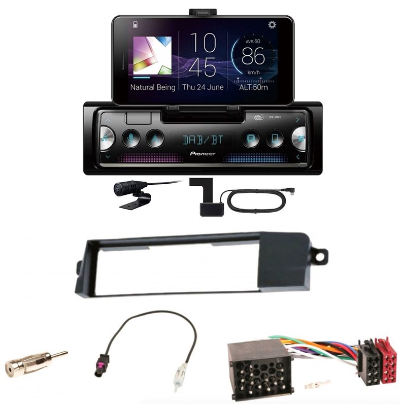 Pioneer SPH-20DAB Digitalradio Bluetooth USB FLAC MP3 Einbauset für BMW 3er E46