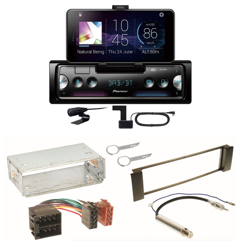 Pioneer SPH-20DAB DAB+ USB Bluetooth MP3 FLAC Einbauset für Seat Leon Toledo 1M