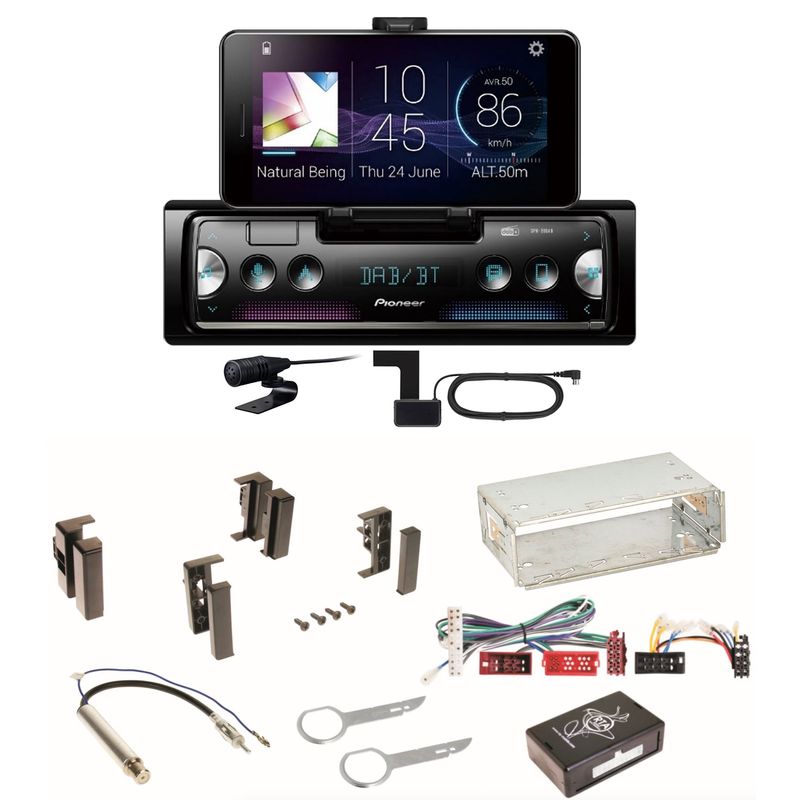 Pioneer SPH-20DAB Digitalradio USB FLAC Einbauset für Audi A4 B5 A6 4B C4 A8 Pioneer SPH-20DAB Digitalradio USB FLAC Einbauset für Audi A4 B5 A6 4B C4 A8