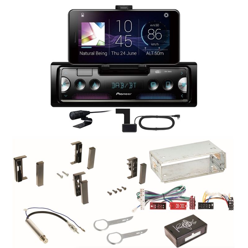 Pioneer SPH-20DAB Digitalradio Bluetooth USB FLAC Einbauset für Audi A3 8L Pioneer SPH-20DAB Digitalradio Bluetooth USB FLAC Einbauset für Audi A3 8L