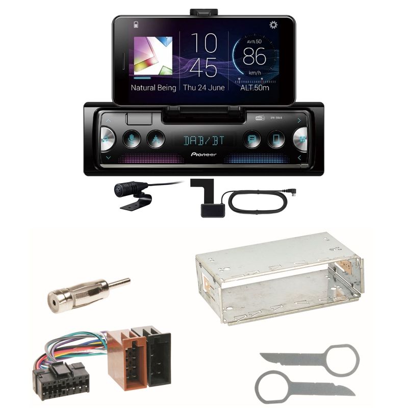 Pioneer SPH-20DAB Digitalradio Bluetooth MP3 Einbauset für Mercedes A C M Klasse Pioneer SPH-20DAB Digitalradio Bluetooth MP3 Einbauset für Mercedes A C M Klasse