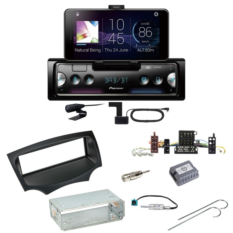 Pioneer SPH-20DAB Digitalradio Bluetooth FLAC USB MP3 Einbauset für Ford KA RU8 Pioneer SPH-20DAB Digitalradio Bluetooth FLAC USB MP3 Einbauset für Ford KA RU8