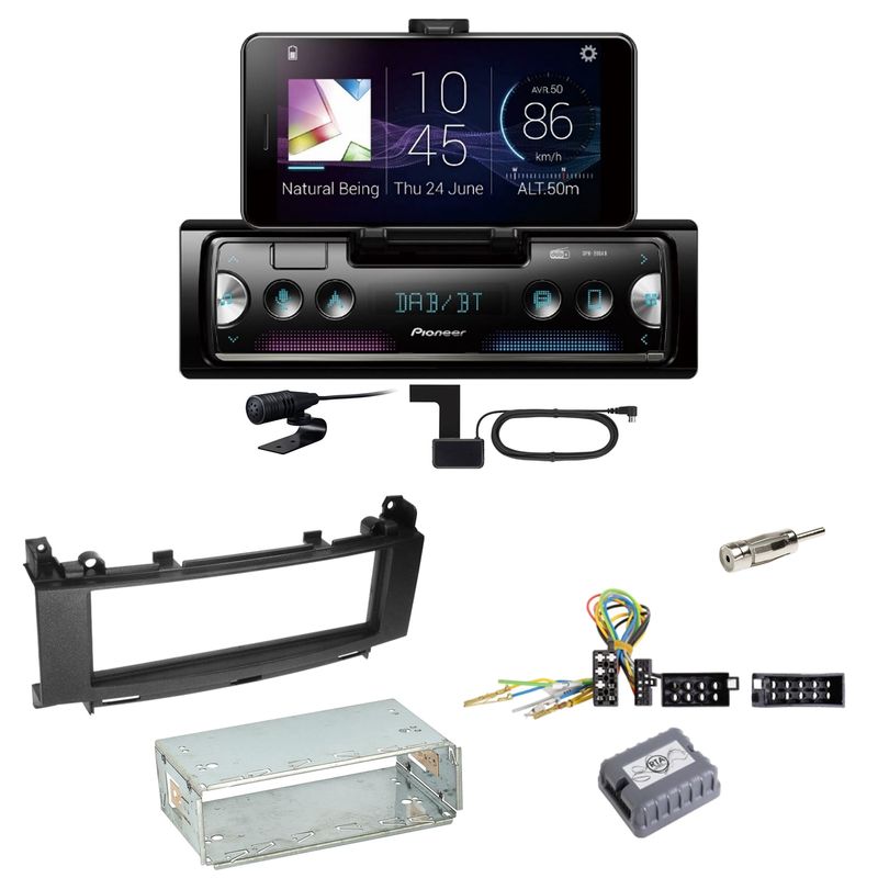 Pioneer SPH-20DAB DAB+ USB MP3 FLAC Einbauset für Mercedes A B Klasse W245 W169 Pioneer SPH-20DAB DAB+ USB MP3 FLAC Einbauset für Mercedes A B Klasse W245 W169