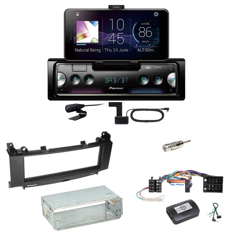 Pioneer SPH-20DAB Digitalradio FLAC Einbauset für Mercedes A B Klasse W169 W245 Pioneer SPH-20DAB Digitalradio FLAC Einbauset für Mercedes A B Klasse W169 W245