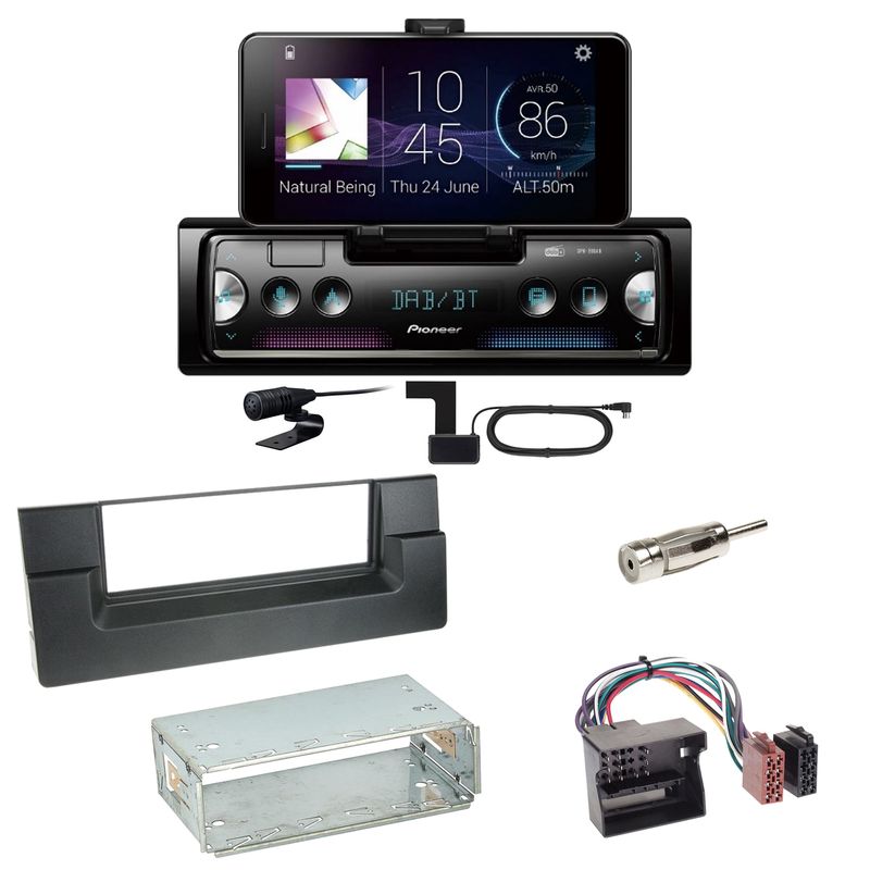 Pioneer SPH-20DAB Digitalradio Bluetooth Einbauset für BMW 5er E39 ab 10/2000