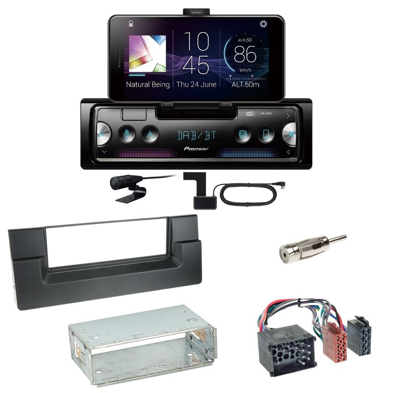 Pioneer SPH-20DAB Digitalradio USB MP3 Einbauset für BMW 5er E39 bis 09/2000